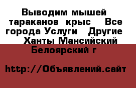 Выводим мышей ,тараканов, крыс. - Все города Услуги » Другие   . Ханты-Мансийский,Белоярский г.